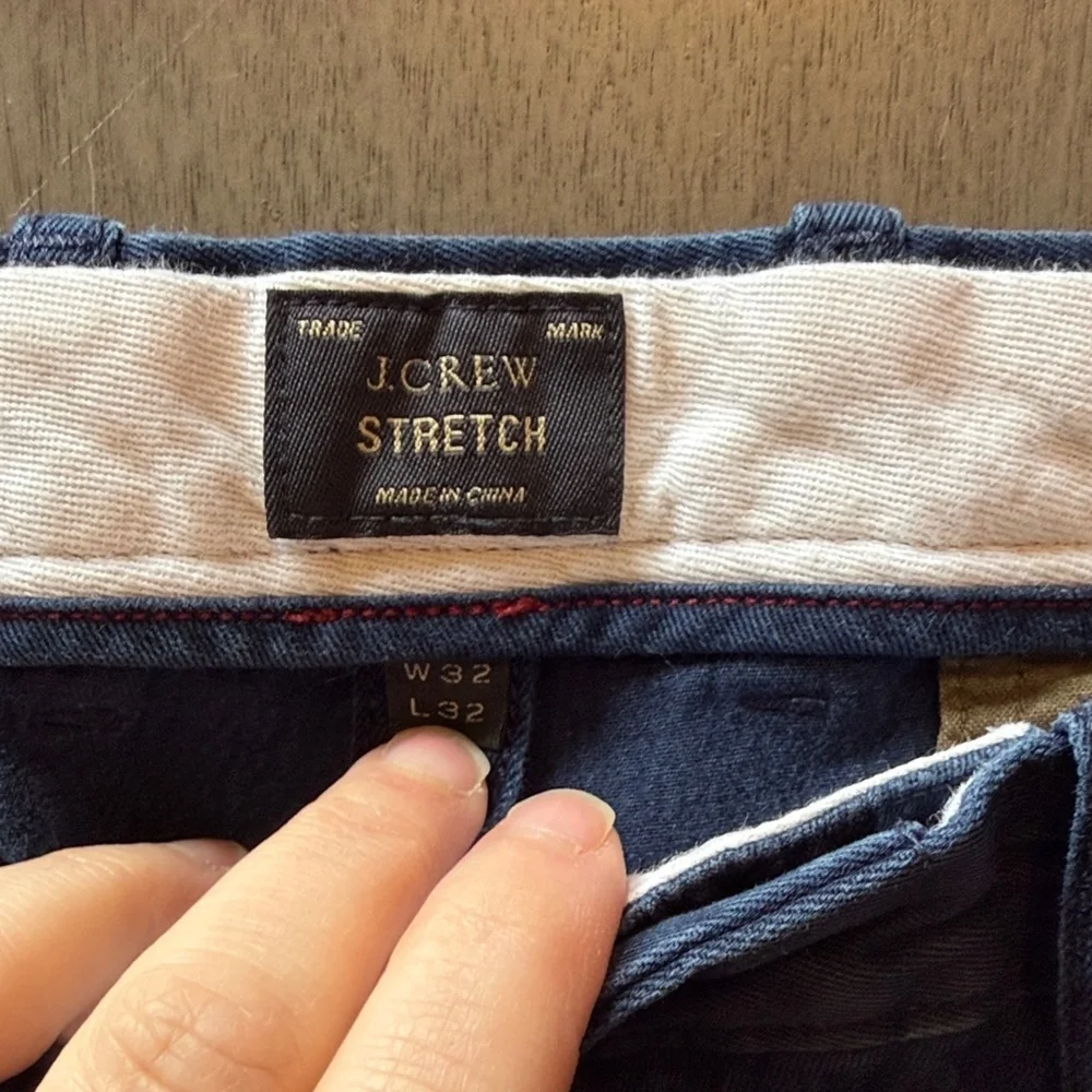 J. Crew Men's Navy Chino Pants